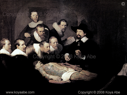 Analogies: After the Anatomy Lesson of Doctor Nicolaes Tulp