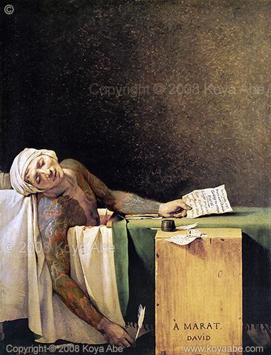 Analogies: After the Death of Marat